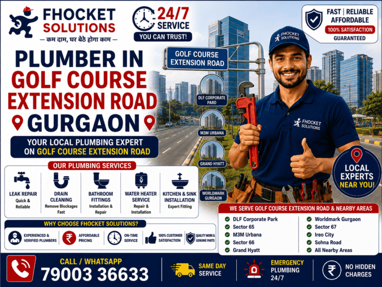 Plumber in Golf Course Extension Road Gurgaon