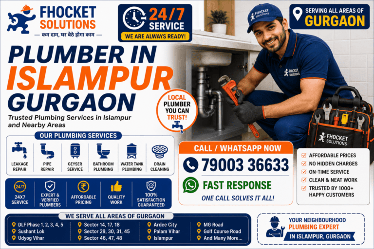 Plumber in Islampur Gurgaon