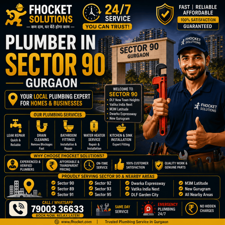 Plumber in Sector 90 Gurgaon