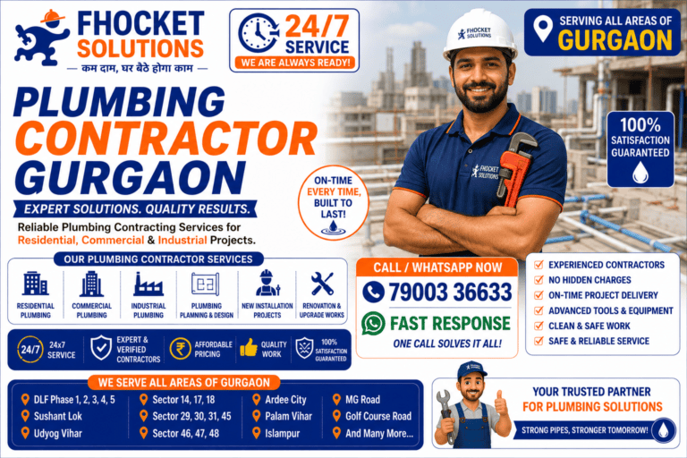 Plumbing Contractor Gurgaon