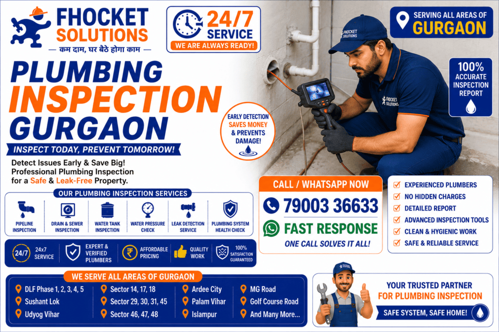 Plumbing Inspection Gurgaon