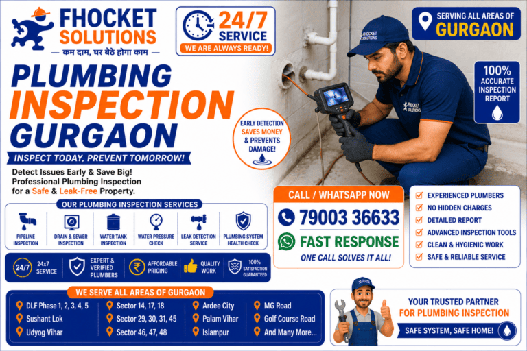 Plumbing Inspection Gurgaon
