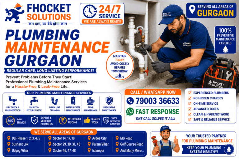 Plumbing Maintenance Gurgaon