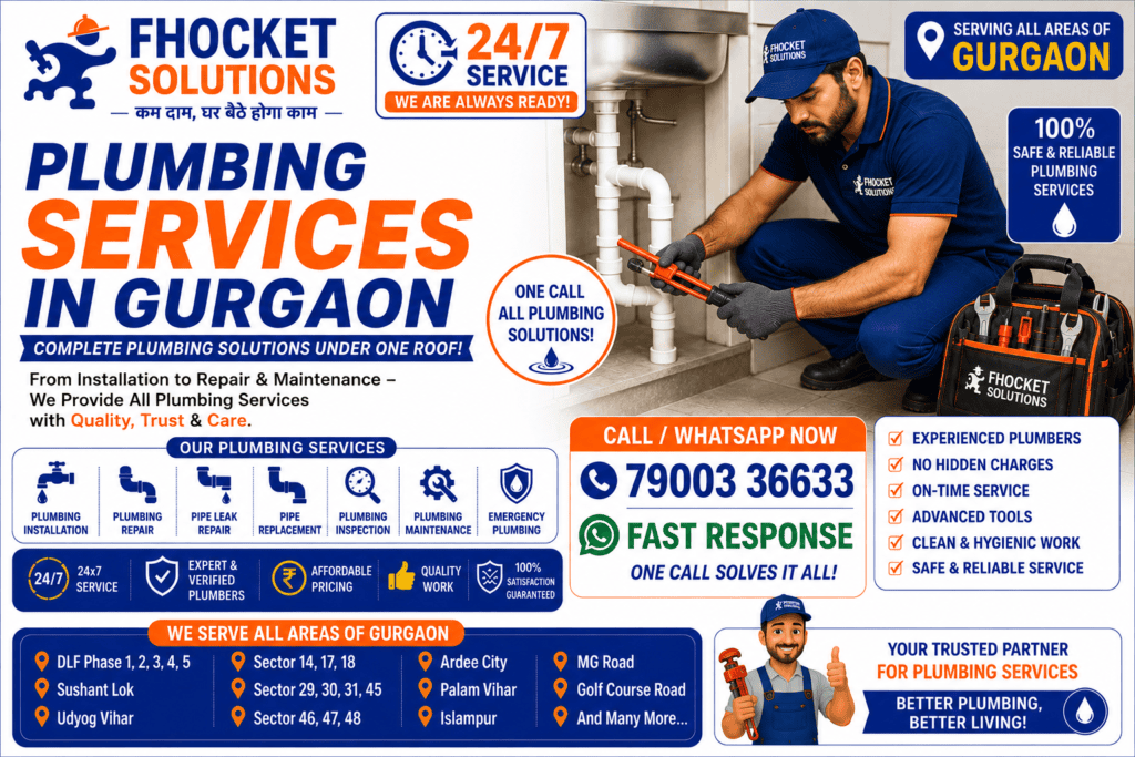 Plumbing Services in Gurgaon
