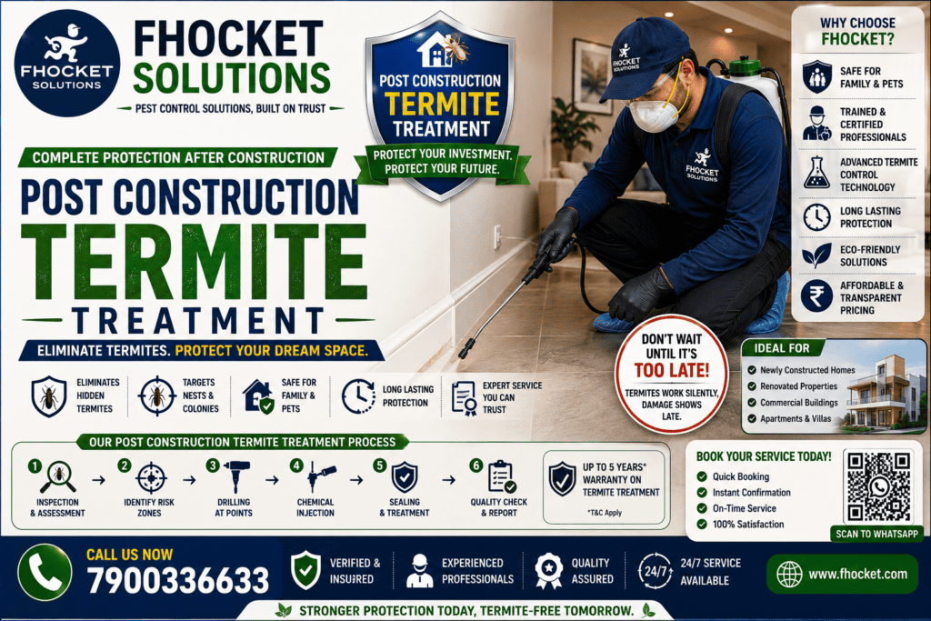 Post Construction Termite Treatment