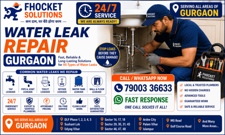 Water Leak Repair Gurgaon