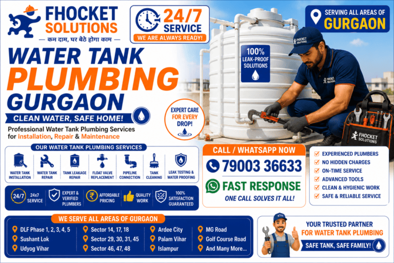 Water Tank Plumbing Gurgaon