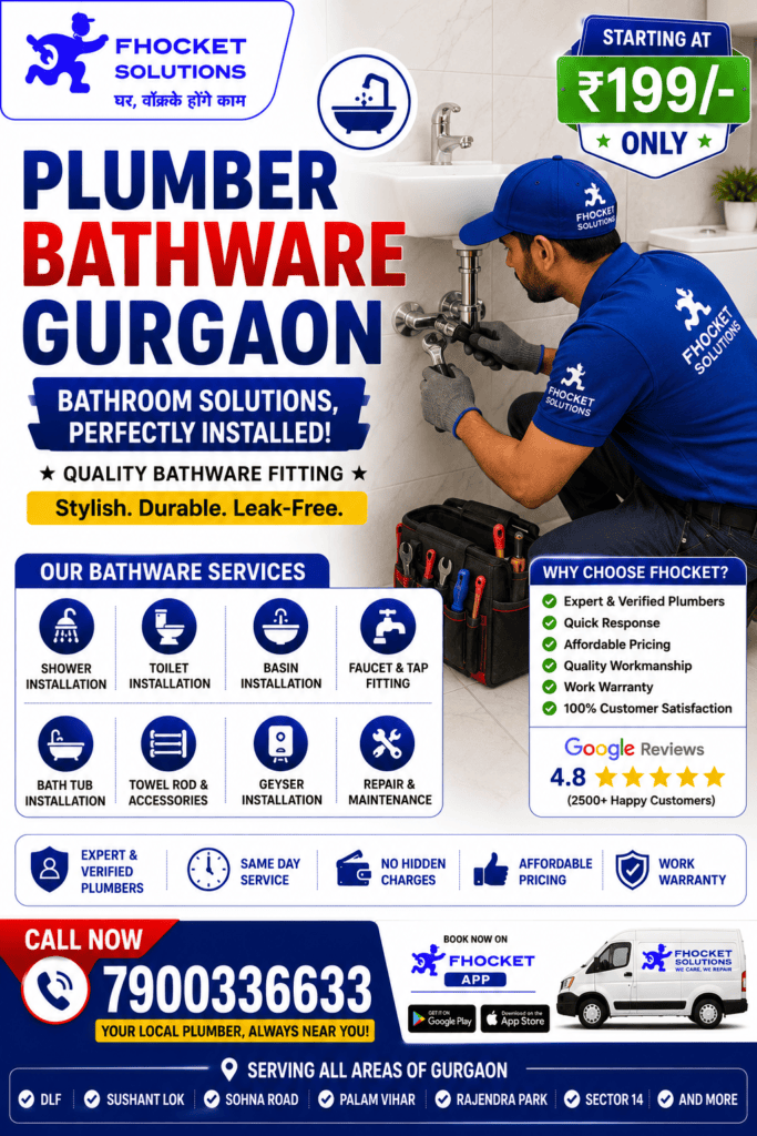 Plumber Bathware Gurgaon
