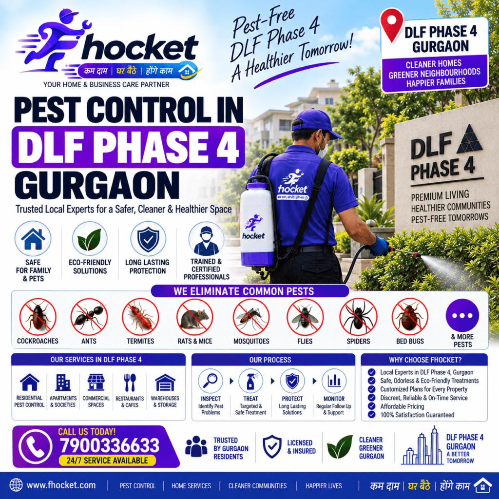 Pest Control in DLF Phase 4 Gurgaon