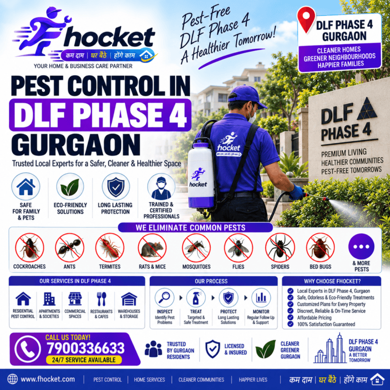 Pest Control in DLF Phase 4 Gurgaon