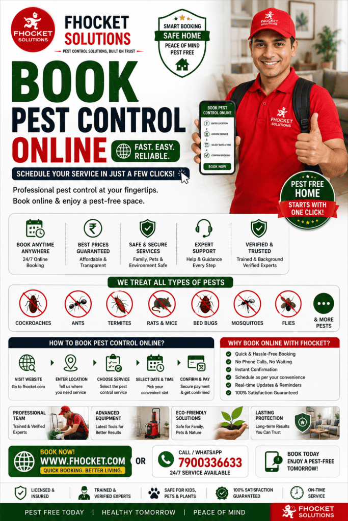 Book Pest Control Online