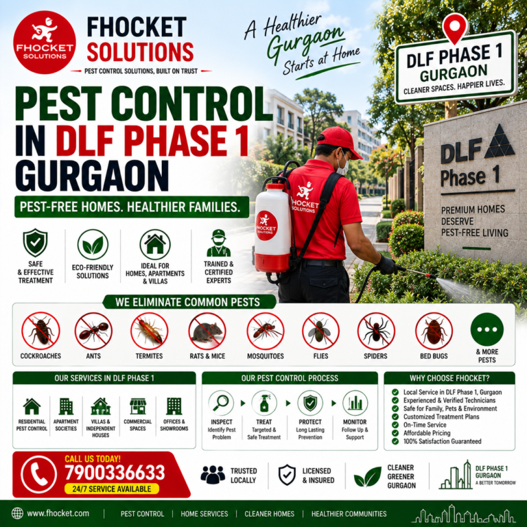 Pest Control in DLF Phase 1 Gurgaon