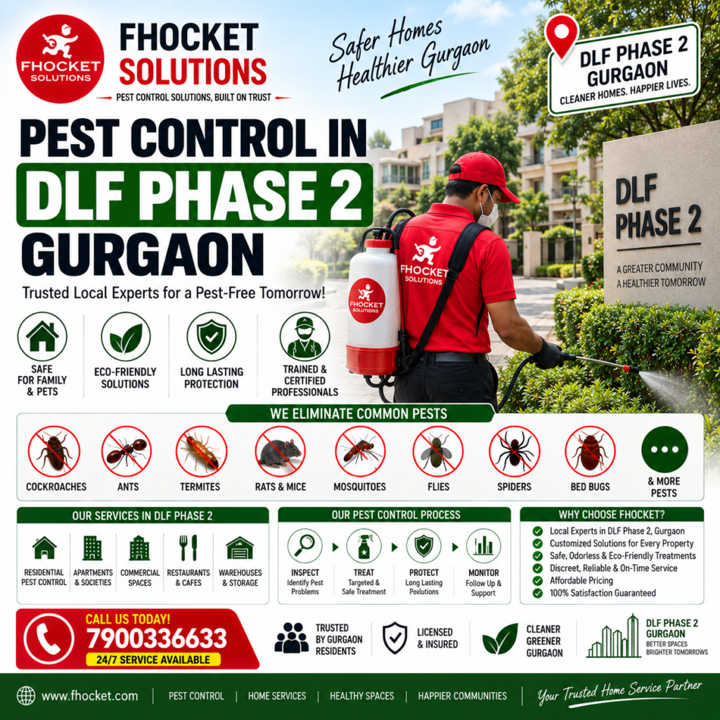 Pest Control in DLF Phase 2 Gurgaon