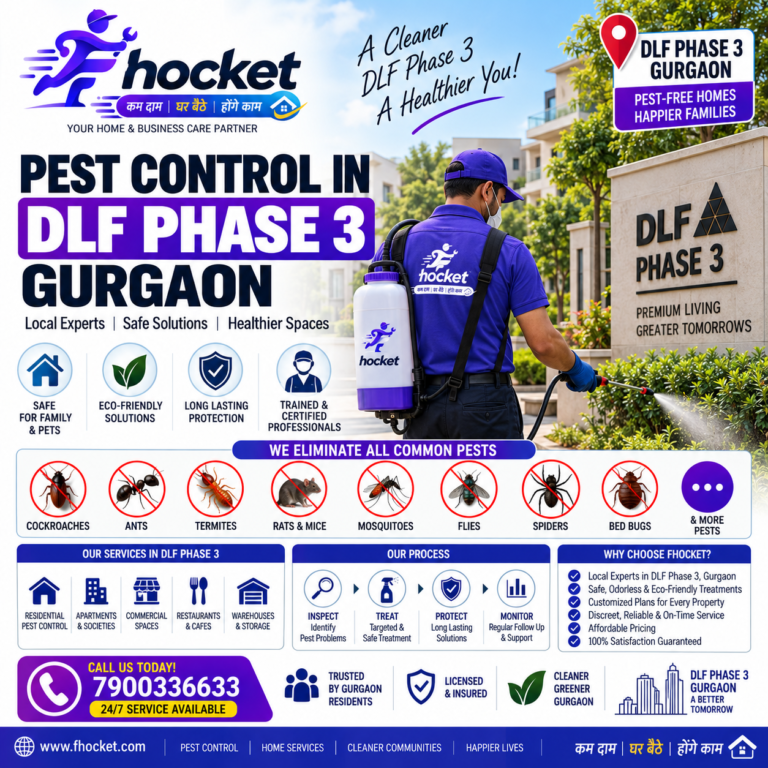 Pest Control in DLF Phase 3 Gurgaon
