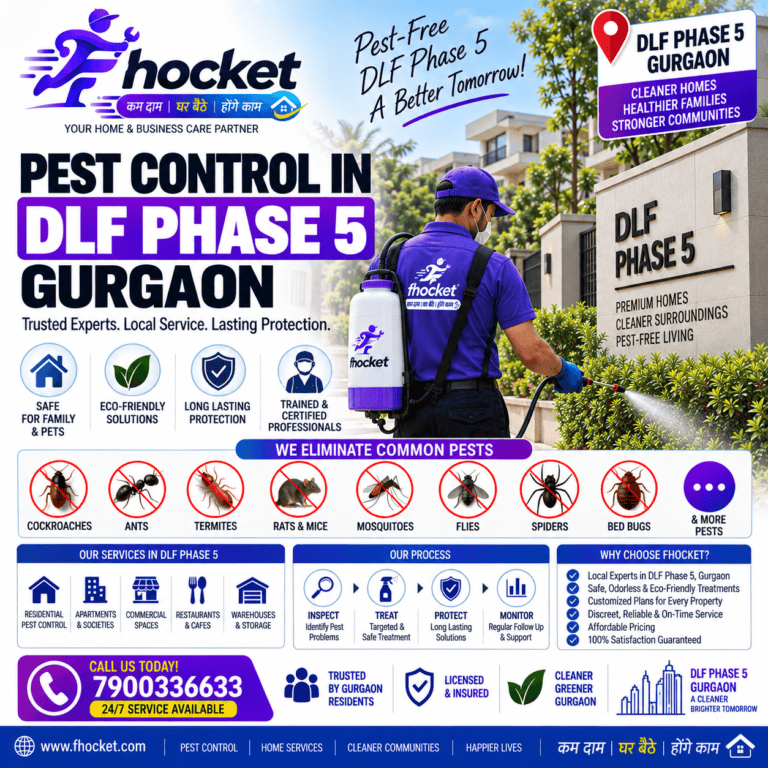 Pest Control in DLF Phase 5 Gurgaon