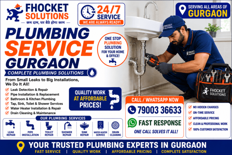 Urgent Plumbing Service Gurgaon