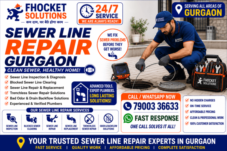 Sewer Line Repair Gurgaon