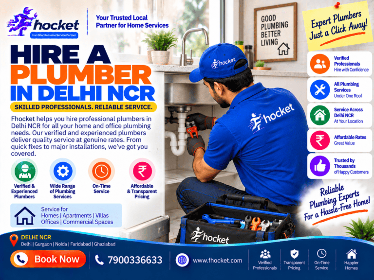 Hire Plumber in Delhi NCR