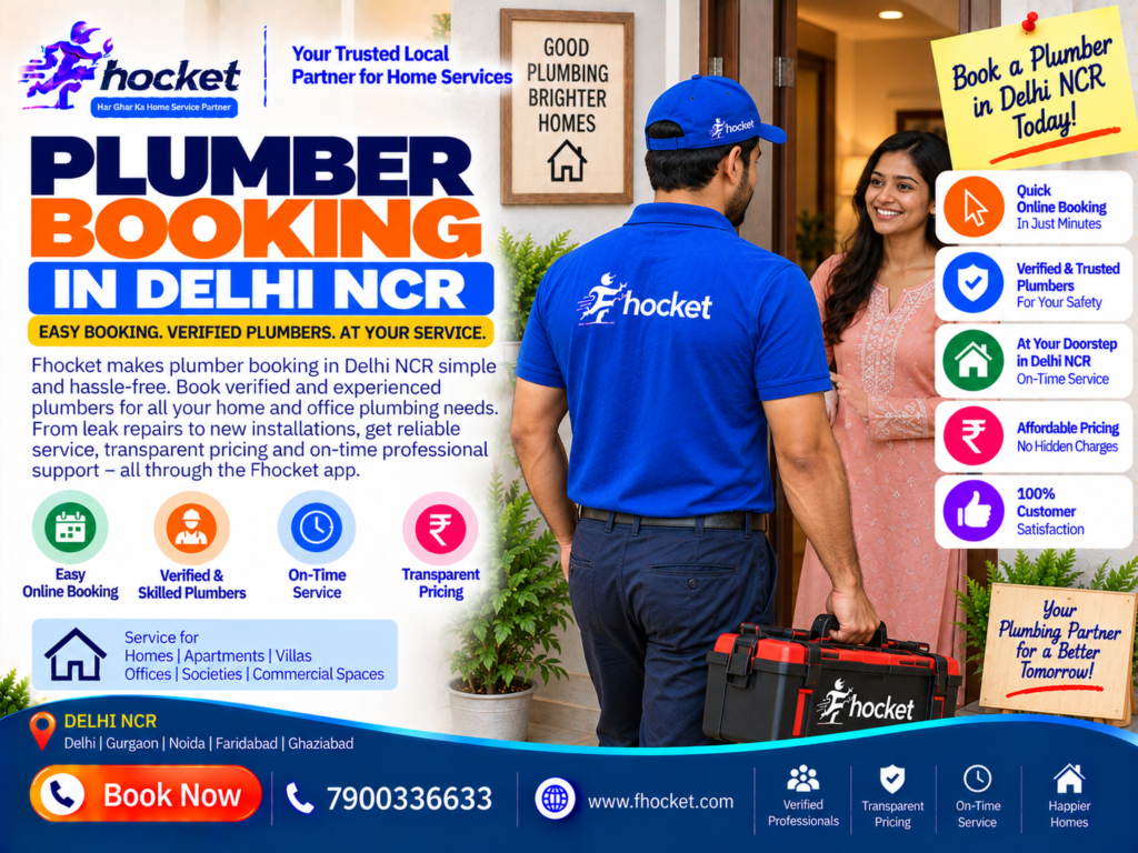 Plumber Booking in Delhi NCR