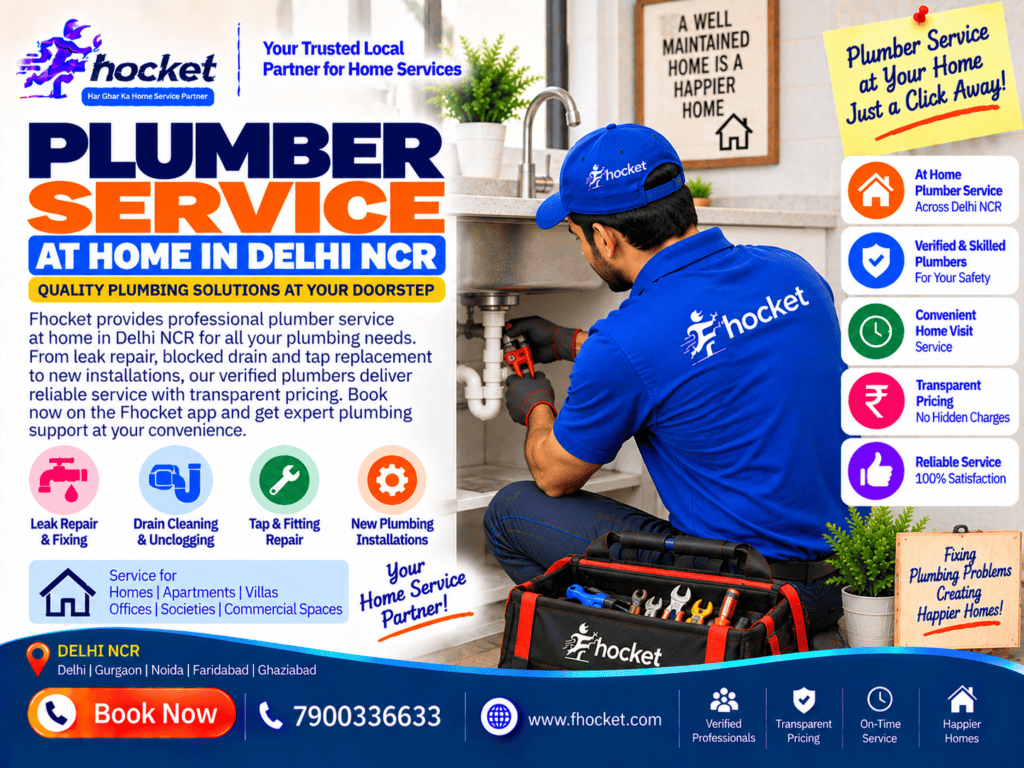 Plumber Service at Home Delhi NCR