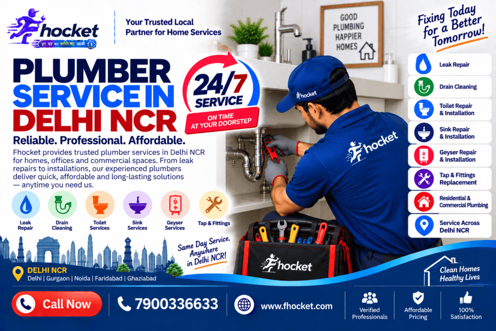 Plumber service in Delhi NCR
