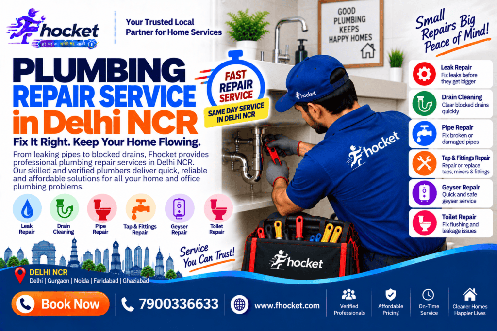 Plumbing repair service Delhi NCR