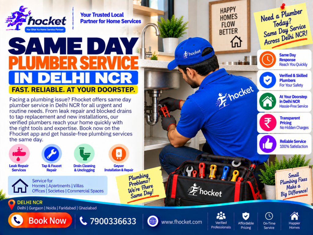 Same Day Plumber Delhi NCR
