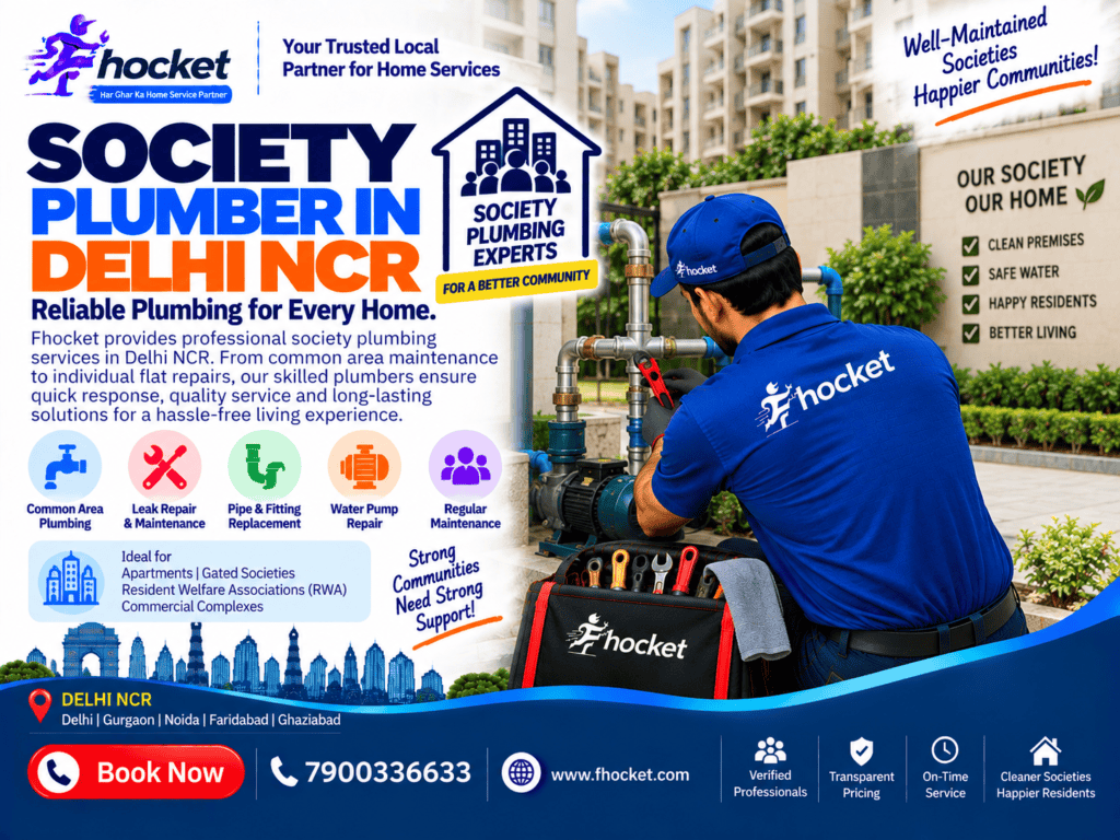 Society Plumber in Delhi NCR
