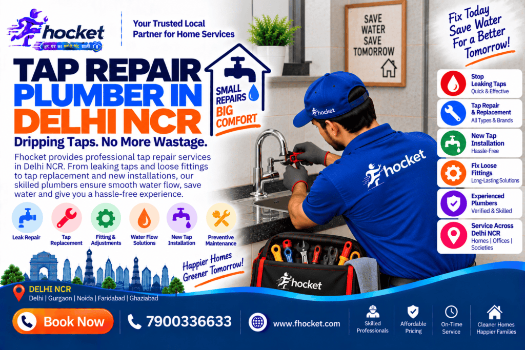 Tap Repair Plumber in Delhi NCR