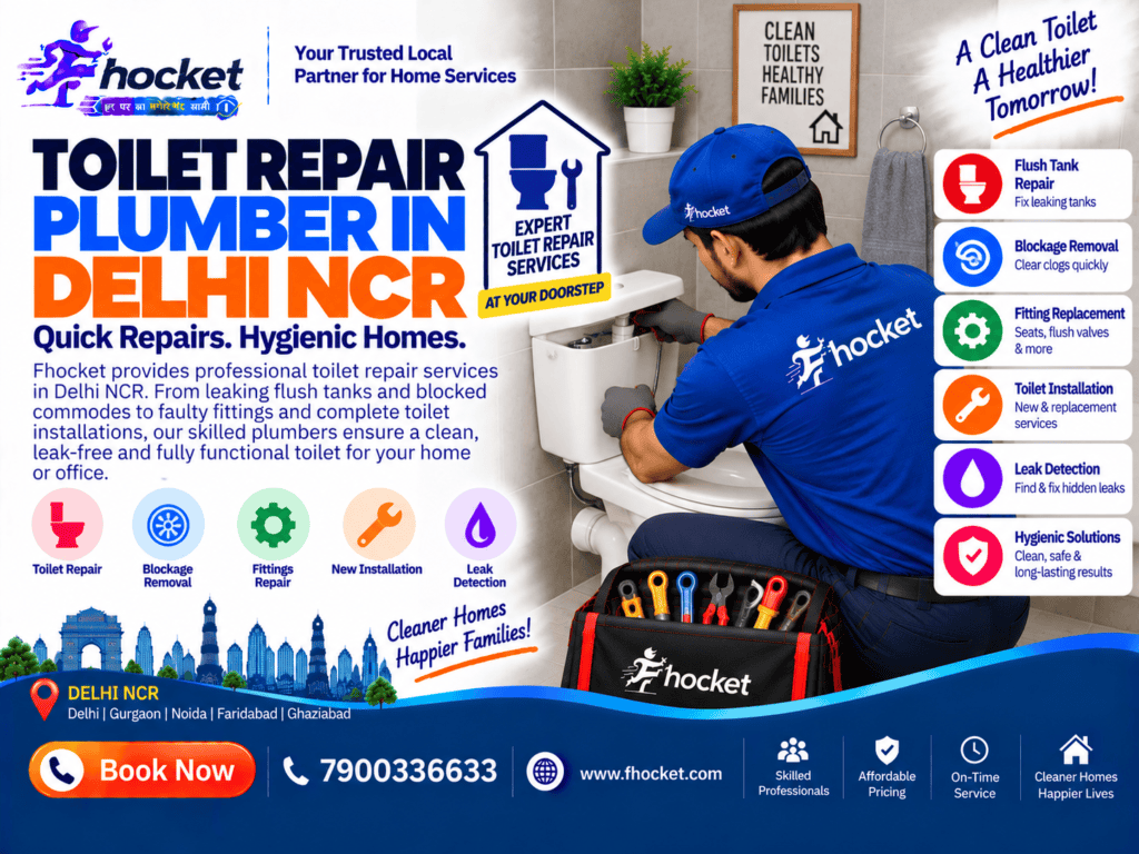 Toilet Repair Plumber in Delhi NCR