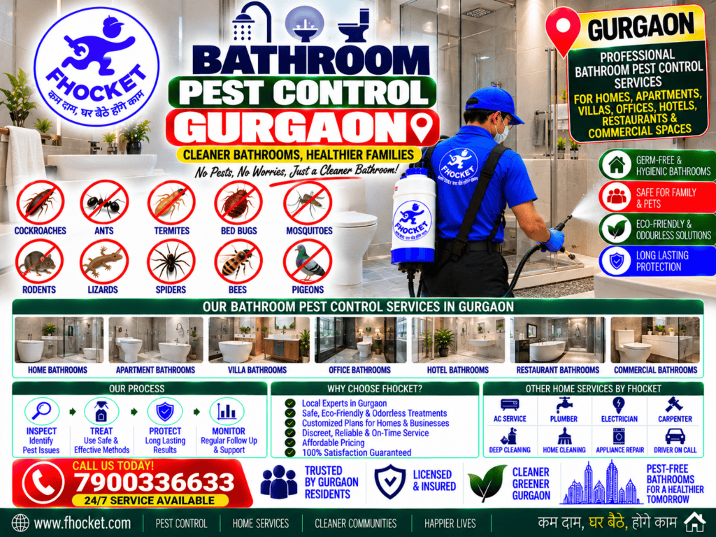 Bathroom Pest Control Gurgaon