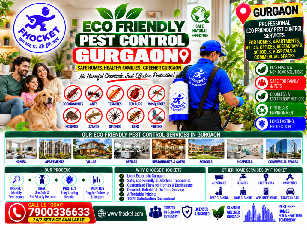 Eco Friendly Pest Control Gurgaon