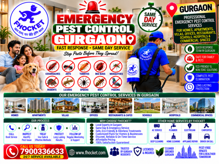 Emergency Pest Control Gurgaon