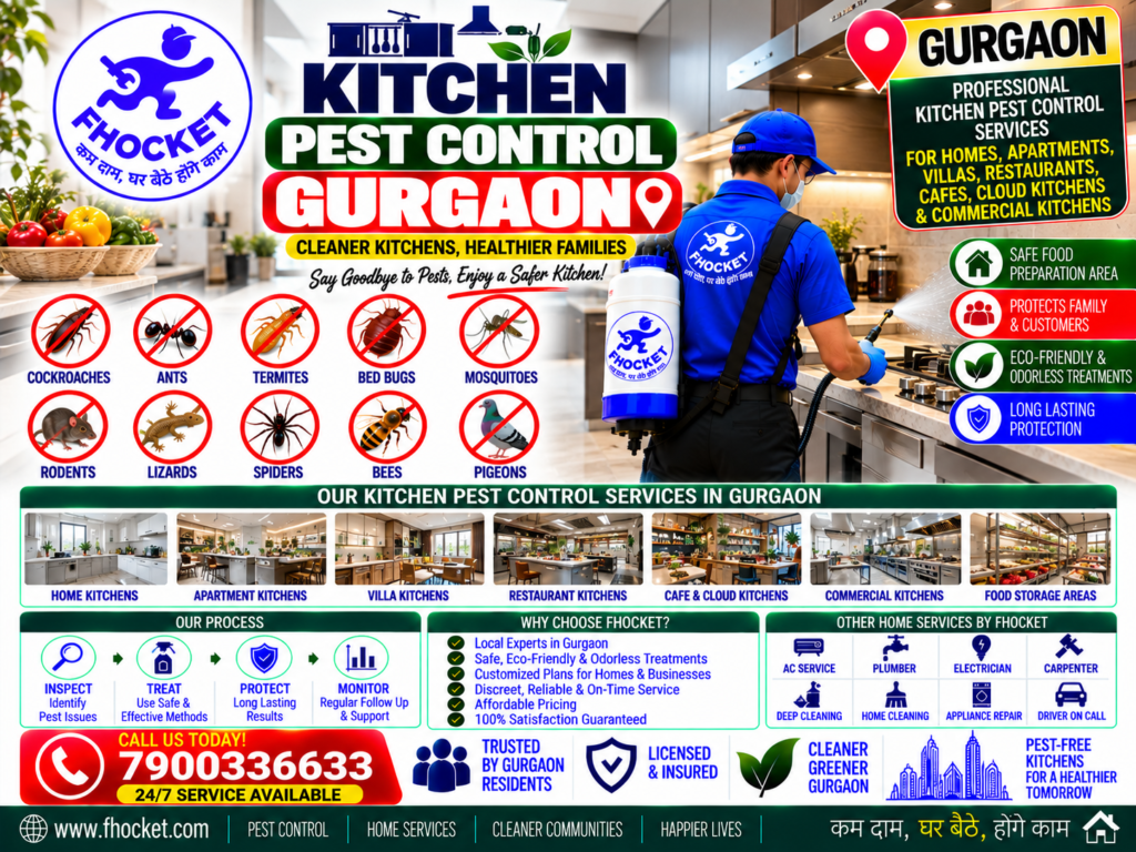 Kitchen Pest Control Gurgaon
