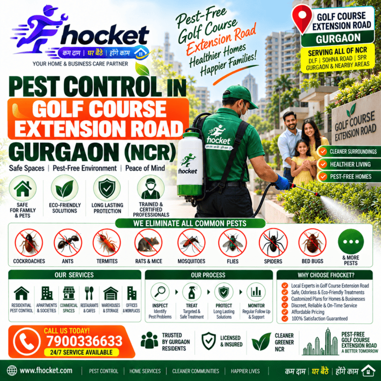 Pest Control in Golf Course Extension Road