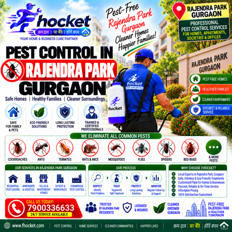 Pest Control in Rajendra Park Gurgaon