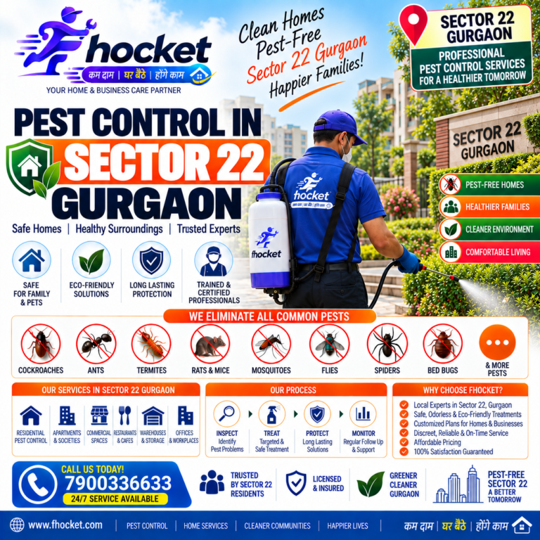 Pest Control in Sector 22 Gurgaon
