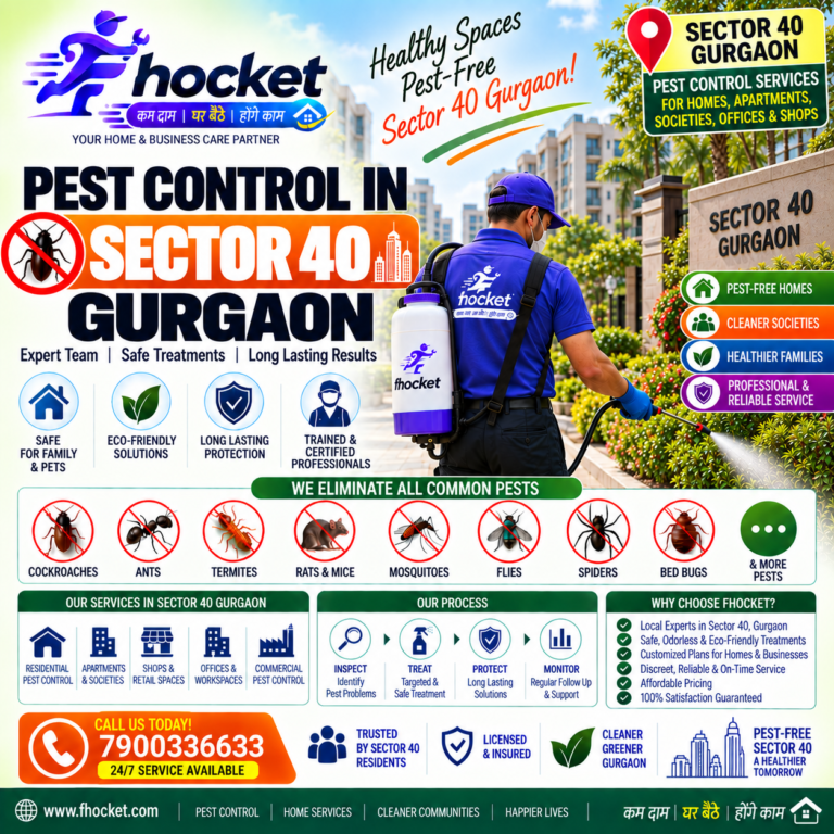 Pest Control in Sector 40 Gurgaon