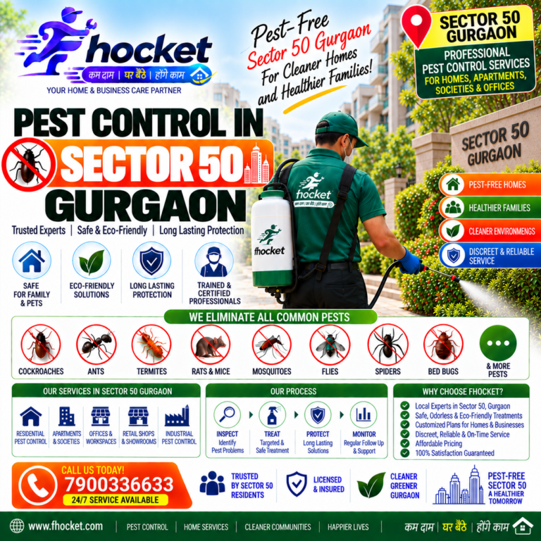 Pest Control in Sector 50 Gurgaon