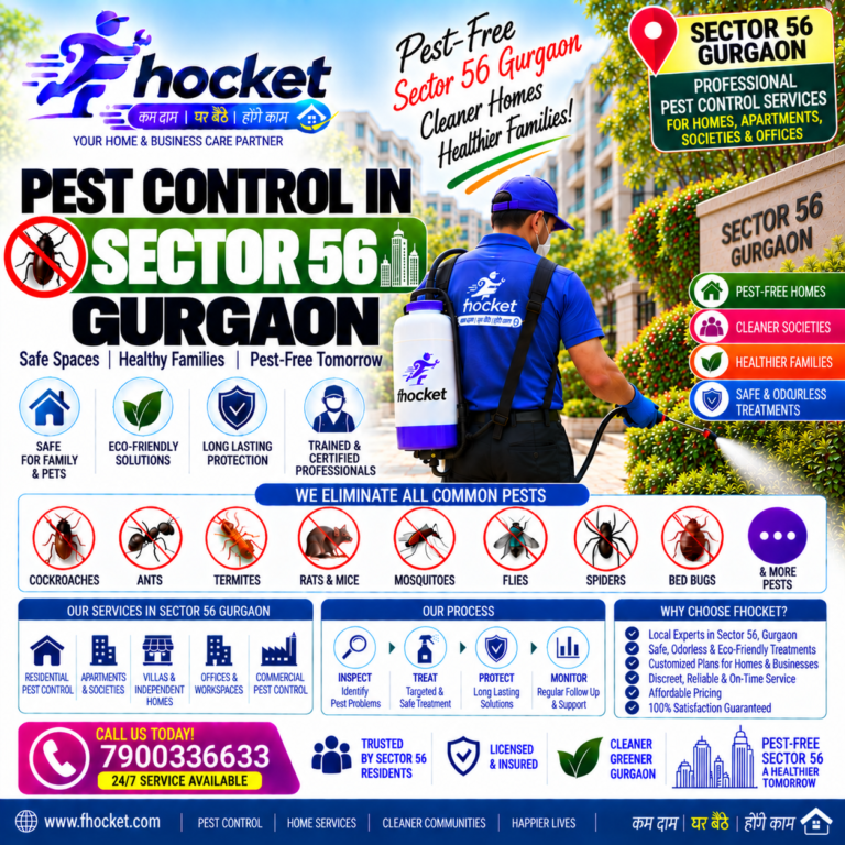 Pest Control in Sector 56 Gurgaon