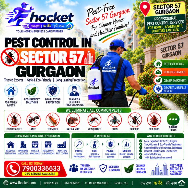 Pest Control in Sector 57 Gurgaon