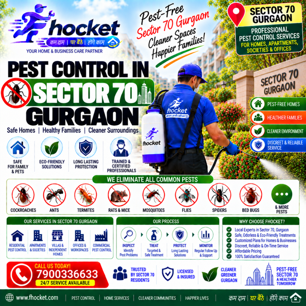 Pest Control in Sector 70 Gurgaon