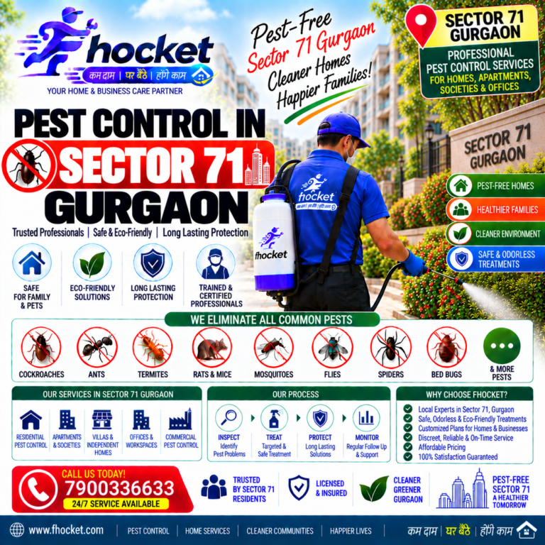 Pest Control in Sector 71 Gurgaon