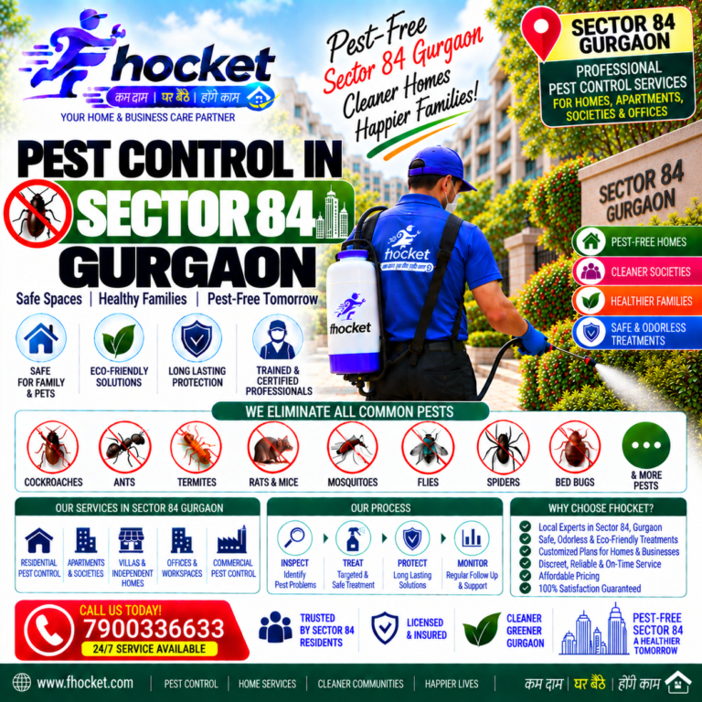 Pest Control in Sector 84 Gurgaon