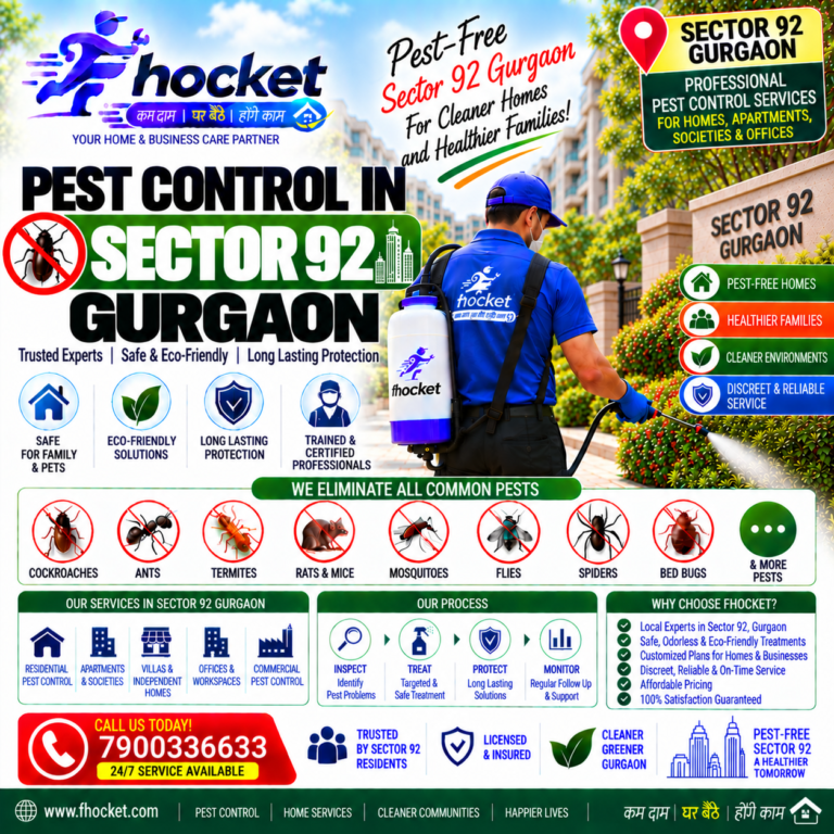 Pest Control in Sector 92 Gurgaon