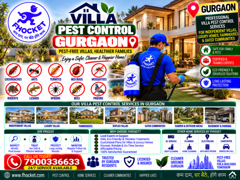 Villa Pest Control Gurgaon