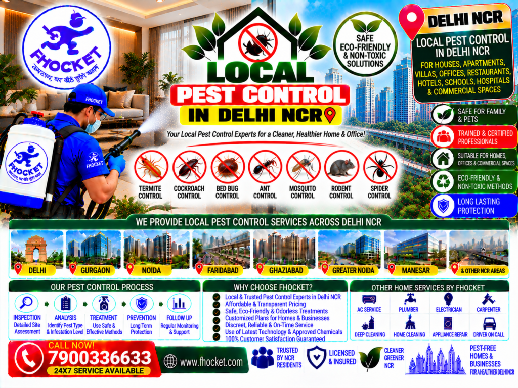local pest control in Delhi NCR