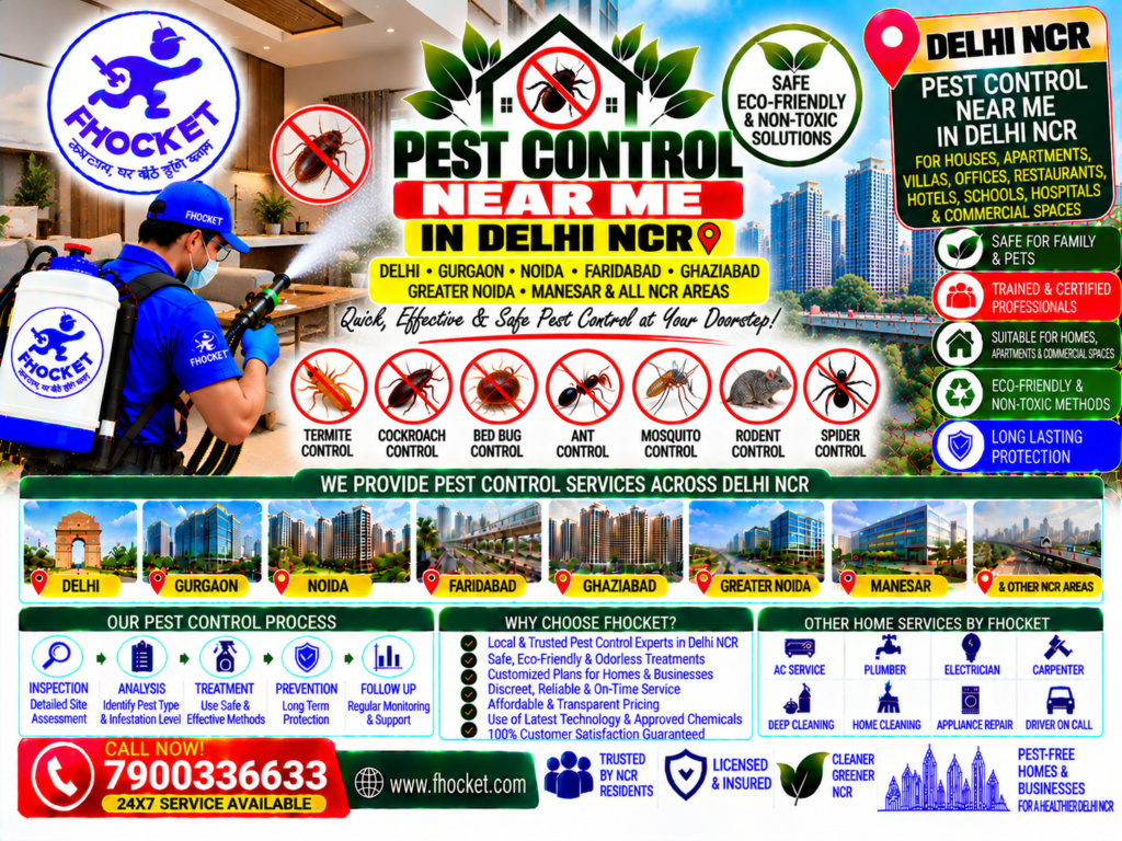 pest control near me in Delhi NCR