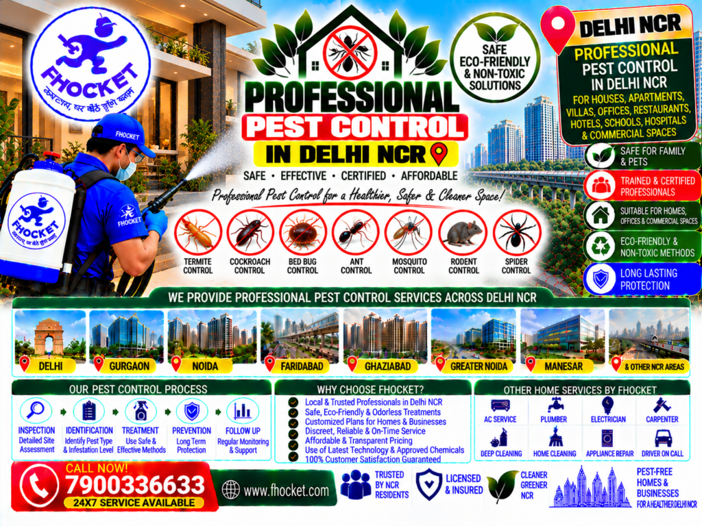 professional pest control in Delhi NCR
