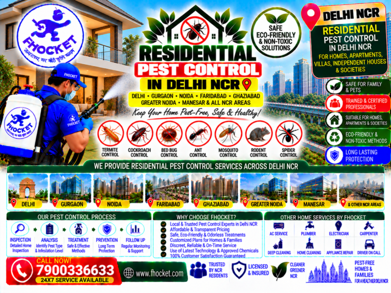 residential pest control in Delhi NCR